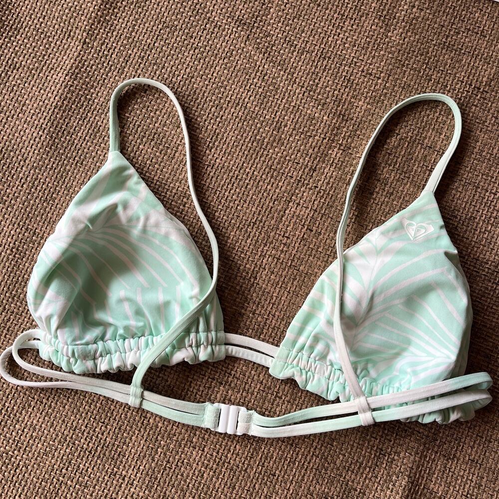 Roxy Palm Tree Dreams Reversible Triangle Bikini … - image 2